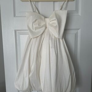 Show me your mumu bow mini dress